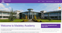 Desktop Screenshot of madeleyacademy.com